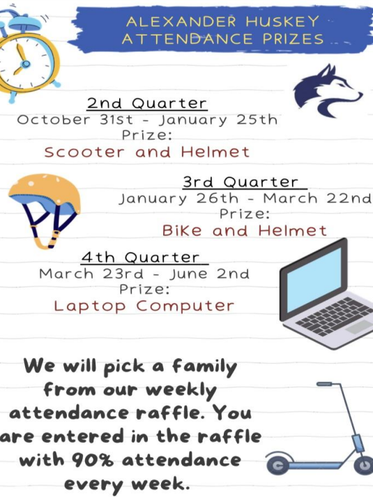 Quarterly Attendance Prize