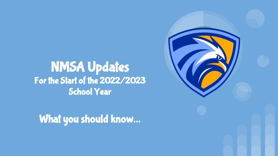 NMSA Updates