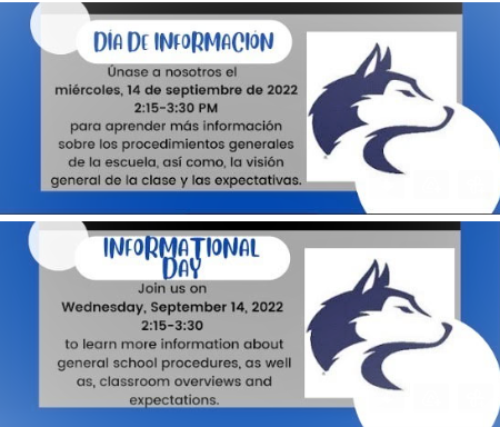 Informational Day/Día de Información