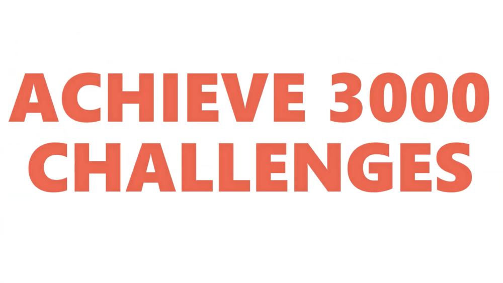 Achieve 3000 Challenges