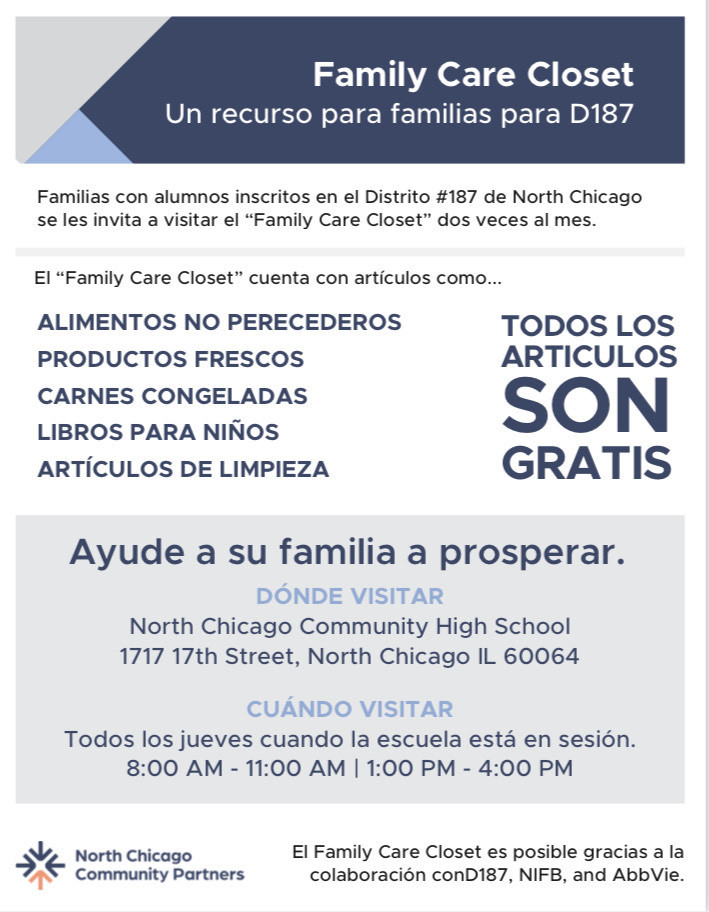 Family Care Closet (Spanish)