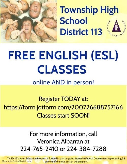 Free english classes